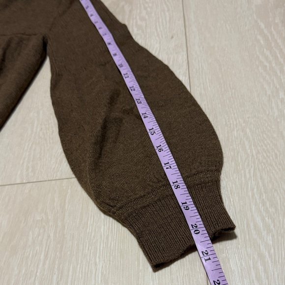 3/$10 Vintage U'db Merino Wool Brown Knit Turtleneck Sweater - Picture 6 of 7
